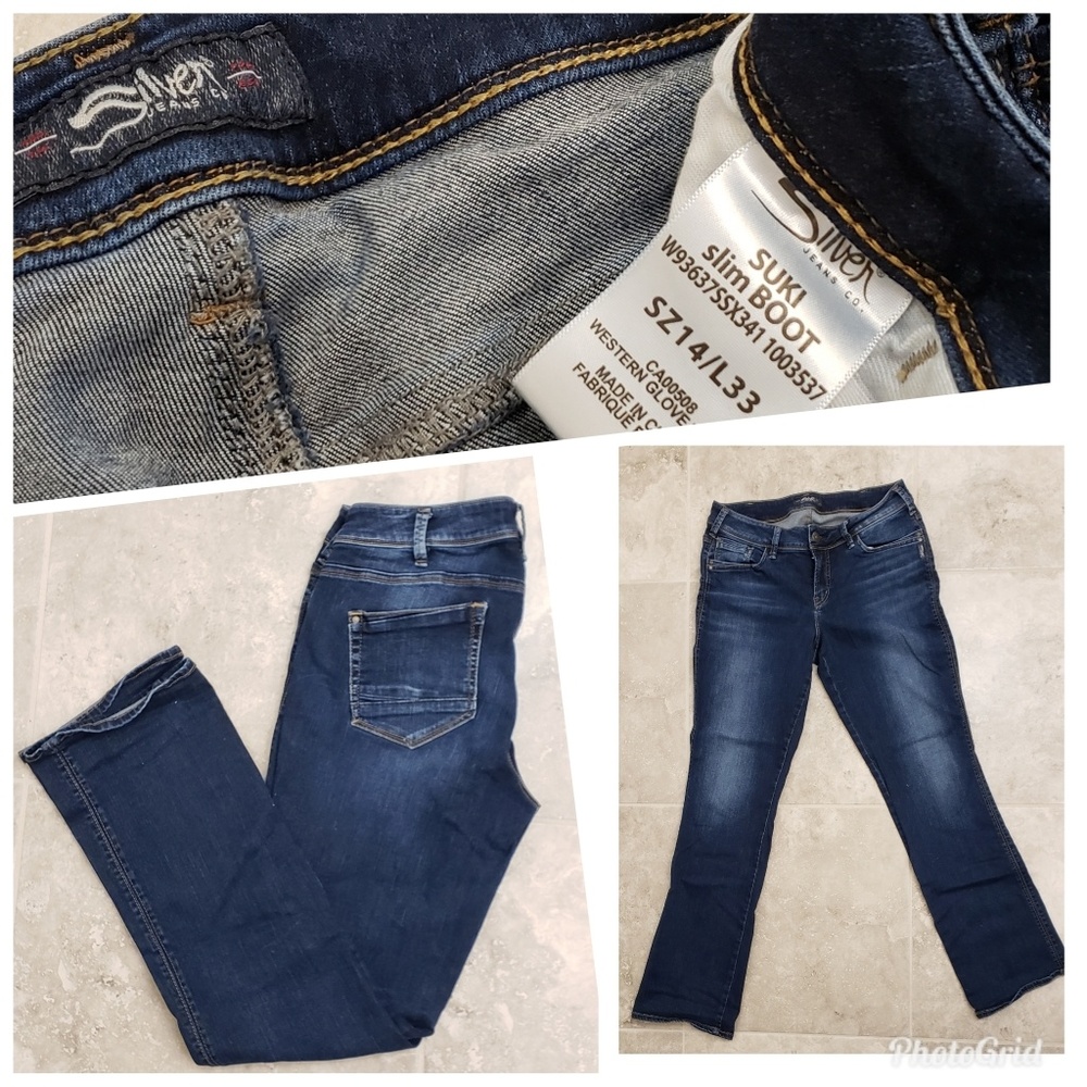 Silver Suki slim boot cut jeans